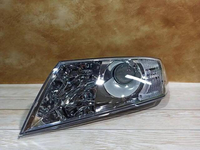Фара передняя левая 1Z1941017Q Новая Шкода Октавия А5 Skoda Octavia A5 2004-2008 ДОРЕСТ линза - Фото 3