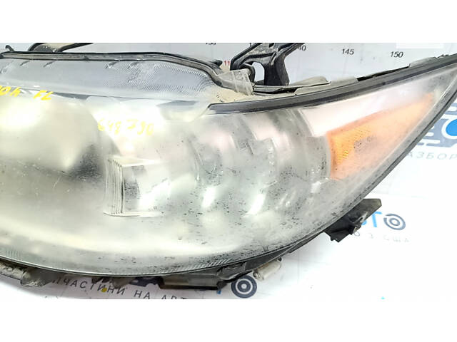 Фара передняя левая голая Lexus ES300h ES350 13-16 дорест галоген + LED DRL, под полировку - Фото 7