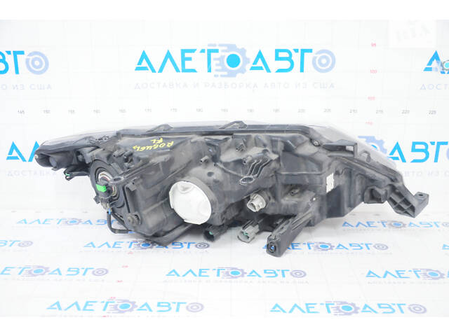 Фара передняя левая Nissan Rogue 17-20 голая галоген, песок, потертости, царапины, крашеная - Фото 2