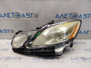 Фара передняя левая в сборе Lexus GS350 07-11 ксенон, под омыватель фары, с креплением форсункой и обрамлением, под поли