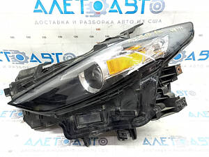 Фара передняя левая в сборе Mazda 3 19-23 ксенон, песок