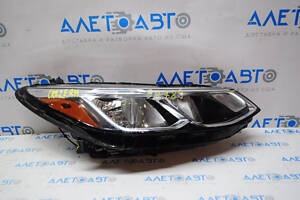 Фара передняя правая голая Chevrolet Cruze 16- галоген, без линзы, сломан корпус и креп, царапины на стекл