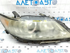 Фара передняя правая голая Lexus ES300h ES350 13-16 дорест галоген + LED DRL, паутинка, под полировку