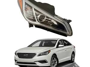 Фара передняя правая Hyundai Sonata LF 14-17 USA (Китай) галоген, без LED 92102C2000