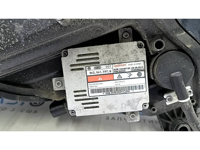 Фара передняя правая в сборе Audi A3 8V 15-16 xenon hid, песок - Фото 7