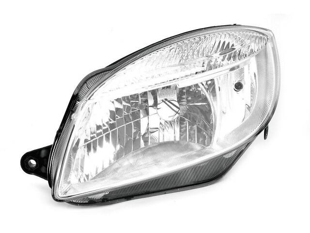 Фара передняя Skoda Fabia/Roomster 2007-2010 левая H4 эл.рег. с моторчиком без линзы DEPO - Фото 1