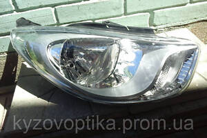 Фара права для Hyundai i10 2010-2014 (Depo) електрична хром