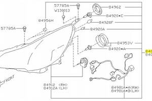 ФАРА ПРАВА SUBARU OUTBACK ORIGINAL 13-