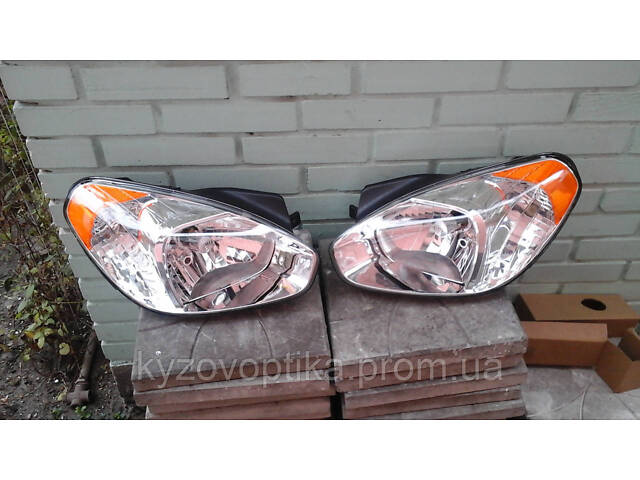 Фара правая для Hyundai accent (хундай акцент) 2006-2010. (TYC). - Фото 2