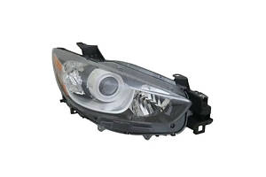 Фара права Mazda CX-5 12-16 USA (TYC) галоген, жовта вставка KJ01-51-031C