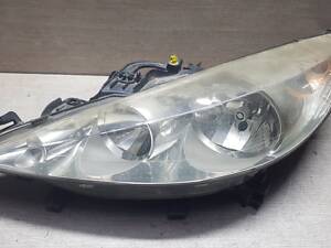 Фара правая Peugeot 207 2006-2009p. (VALEO) (Европа)