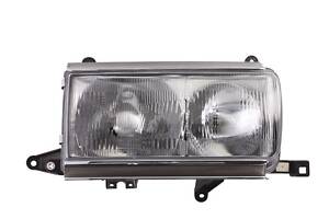 Фара правая Toyota Land Cruiser J80 хромированные полоски (DEPO). 212-1173R-LD-E