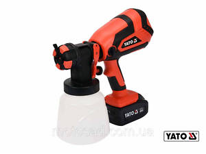 Фарбо пульт акумуляторний YATO YT-82765 : Li-Ion 18В 4Агод, продуктивн.-1 л/хв, бачок- 1л