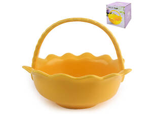 Порцелянова цукерниця Stenson Yellow MС3667-7 18×15 см