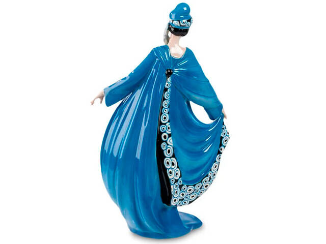 Порцелянова Статуетка Дама Blue Pavone AL32008 - Фото 5