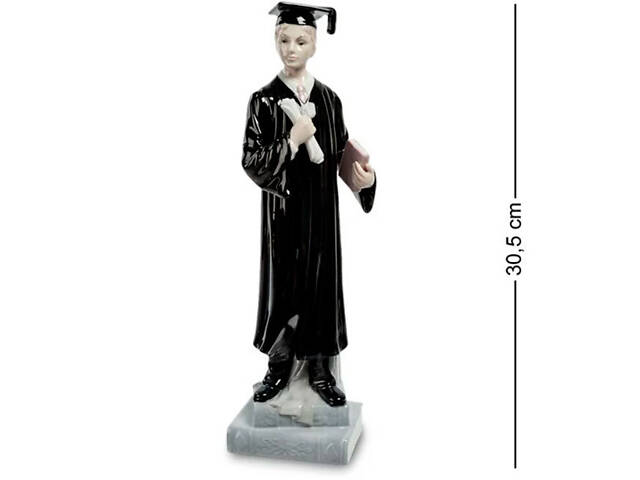 Порцелянова Статуетка Випускник юний Pavone AL32022 - Фото 1