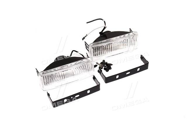 Фары дополнительные белые, H3/12V/55W, 128*45mm DK-W010 UA51 - Фото 1