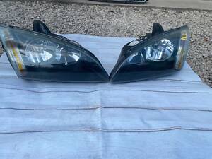 Фары пара Черные Ford Focus мк2 Дорестайл 2005-2008 (18)