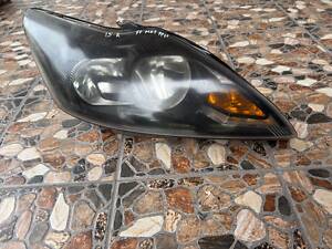 Фары Права Ford Focus мк2 рестайлинг черная 2007-2009 (15)
