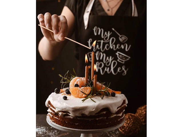 Фартук My Kitchen My Rules (Черный) - Фото 2