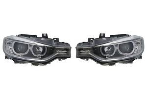 Фары BMW 3 F3 '12-14 левая и правая электрические + LED (DEPO). 444-1183PMLDEM2