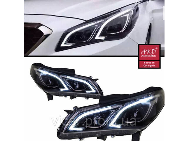 Фары головного света (LED - линза) Hyundai Sonata LF (2015-2019) - Фото 5