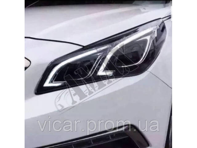Фары головного света (LED - линза) Hyundai Sonata LF (2015-2019) - Фото 9