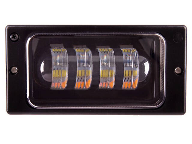 Протитуманні фари ВАЗ 2110-14/LD-519 L2-W/Y/12-24V/40W/4LED-3000K/6000K - Фото 1