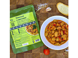 Квасоля з овочами в гострому соусі 350г