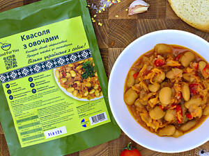 Квасоля з овочами в гострому соусі 350г