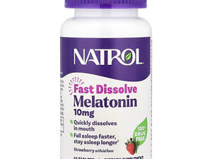 Швидкорозчинний Мелатонін 10mg - 60 таблеток.