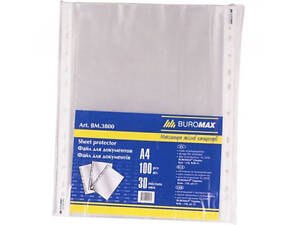 Файл для документов А4 Buromax BM-3800-y 100 шт