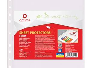Файл-кишеня для документів А4+ 80 мкр. EXTRA 35110 Optima (4823128507888)
