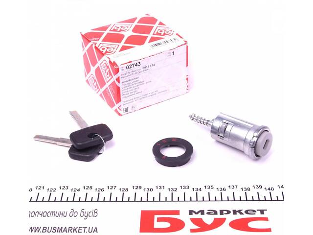 FEBI BILSTEIN 02743 Замок зажигания Opel Ascona 1.3-2.0i 81-88