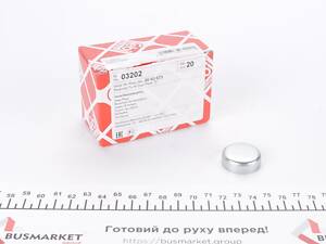 FEBI BILSTEIN 03202 Заглушка блоку циліндрів Opel Omega/Vectra -03 (d=28mm)