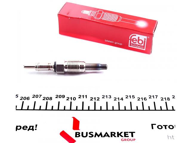 FEBI BILSTEIN 15958 Свічка розжарювання VW Passat 1.9TDI 93-05 (12V) (M12x1.25)