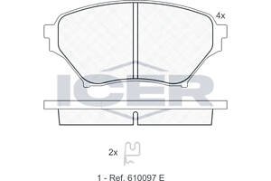 FEBI BILSTEIN 181529 Колодки тормозные (передние) Mazda MX-5 II 98-05