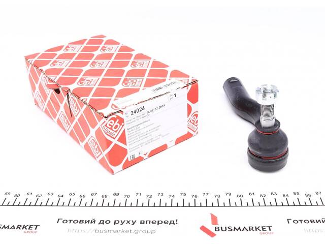 FEBI BILSTEIN 24024 Наконечник тяги рулевой (R) Mazda 6 1.8-2.3 02- (L=145 мм) - Фото 1