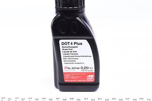 FEBI BILSTEIN 26748 Жидкость тормозная DOT4 Plus (250мл)