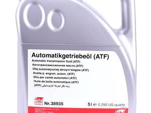 FEBI BILSTEIN 38935 Олива трансмісійна ATF Tiptronic VAG (5L) (оригінал тільки для 6 східч