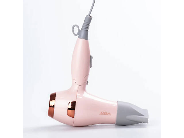 Фен для волосся з концентратором 1000 Вт іонізація 2 режими роботи - Фото 4