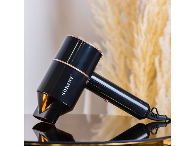 Професійний фен для волосся фен з іонізацією фен з насадкою для випрямлення волосся - Фото 1