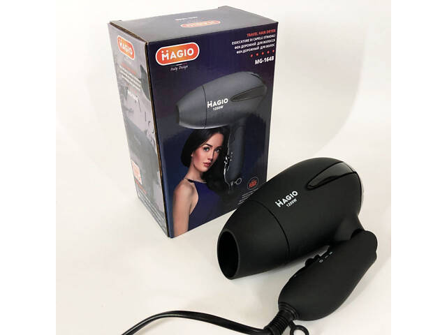 Фен дорожній для волосся Magio MG-164B - Фото 12