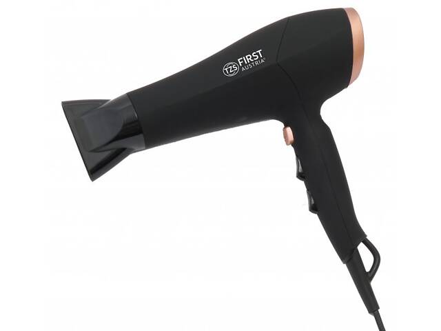 Фен First FA-5654-8 2200 Вт Чорний (43204130) - Фото 1