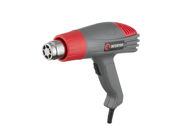 Фен INTERTOOL DT-2416 2000W 400-600°С 2реж.300-500л/хв - Фото 1