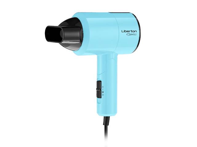 Фен Liberton LHD-6102 1100 Вт блакитний - Фото 3