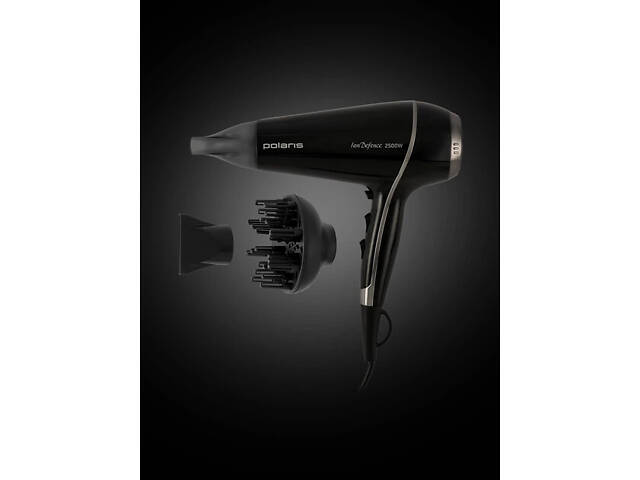 Фен Polaris PHD 1112 2500 Вт чорний - Фото 4