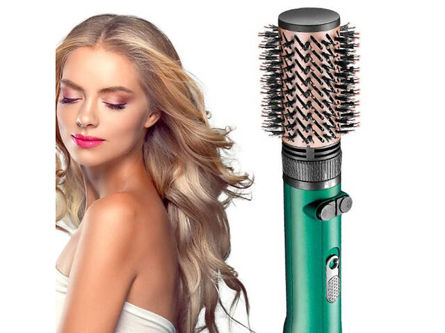 Фен щітка для волосся 2 в 1 VGR V-498, стайлер браш, Фен для красивого укладання волосся, Фен для ламкого волосся - Фото 2