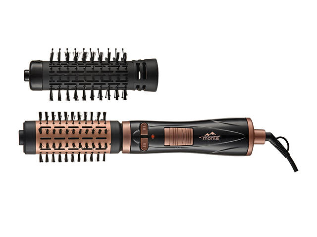 Фен-щітка Monte MT-5115 1100 Вт чорний - Фото 1