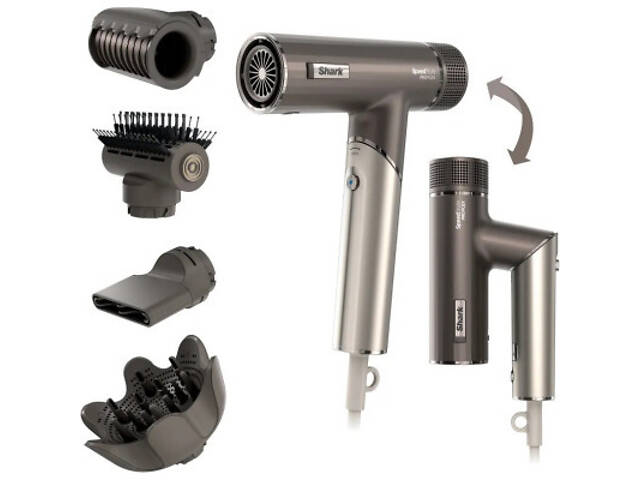 Фен Shark SpeedStyle Pro FLEX 4-в-1 Hair Dryer System (HD542EU) - Фото 1